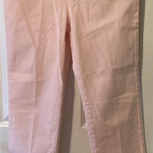 Gloria Vanderbilt, Amanda, slimming, pale pink jeans womens pants 12 petite NEW